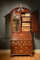 A George II mahogany architectural bureau bookcase ​Circa 1730