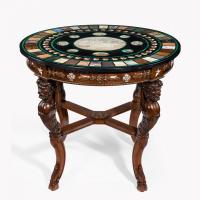 19th Century Italian Micro Mosaic and Specimen Marble Top Centre Table