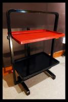 Black and Red Modernist Table
