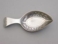 George III Silver Fishtail Caddy Spoon