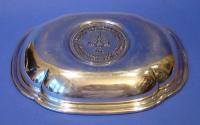 Swiss Sterling Silver Dish with Coin Base