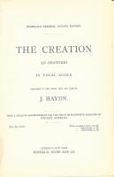 Book - The Creation by J.Haydn - Novello's Edition - inside page