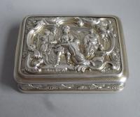 Hector & Andromache. A very rare George III Snuff Box made in London in 1810 by Joseph Ash