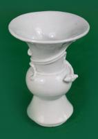 Blanc de Chine trumped shaped vase