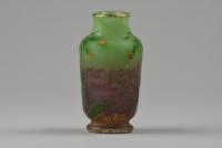 Daum vase decorated with Cowslip flowers and leaves