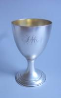 An extremely fine & rare George III Drinking Goblet made in York in 1796/97 by Hampston & Prince, York Double Duty Mark