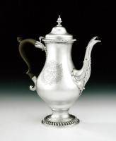 An extremely fine George III Coffee Pot made in London in 1772 by John Deacon