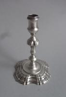 A very fine George II Cast Taperstick made in London in 1747 by John Cafe