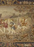 An attractive late 19th century needlework panel