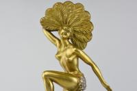 Art Deco bronze Fan Dancer – Molins