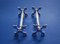 Pair of Edwardian Silver 'Gothic-Style' Knife Rests