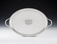 An exceptional George III Tea Tray made in London in 1803 by Crouch & Hannam