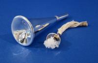 Victorian Silver 'Hunting Horn' Table Lighter