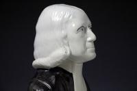 Yorkshire pottery bust of Wesley founder of Methodism early 19th century