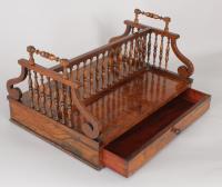 Fine Regency period rosewood book-stand in the manner of Gillows of Lancaster