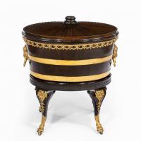 Victorian mahogany wine cooler attributed to Gillows