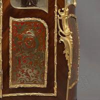 A Louis XV Style Vitrine With Boulle Marquetry Panels
