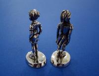 Silver Miniature Boy & Girl
