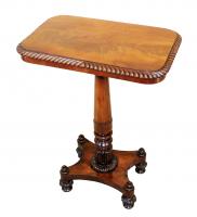 English Regency Mahogany Oblong Occasional Lamp Table