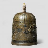 Meiji period mixed metal bell casket by the Nogowa foundary