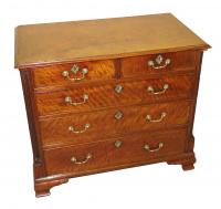 18th Century English North Country Walnut Chest Of Drawers