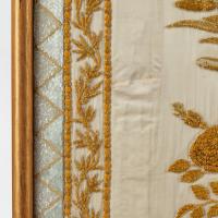 A gold thread Embroidery of Royal French interest