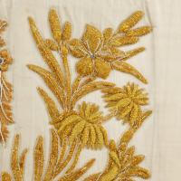 A gold thread Embroidery of Royal French interest