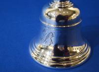 Heavy Cast Silver Table Bell