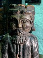 Late 15th Century English Carved Oak King Corbel
