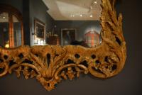 18th Century large George II carved gilt wood mirror