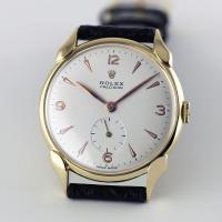 Rolex Precision Gold Wristwatch, 1958