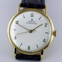 Rolex Precision Gold Wristwatch, 1948