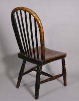 S/3919 Antique 19th Century Child's Single Stick back Chair