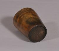 S/3900 Antique Horn Beaker of the Georgian Period