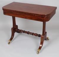 Regency period mahogany card-table