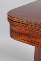 Regency period mahogany card-table