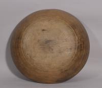 S/3979 Antique Treen 19th Century Sycamore Food Bowl