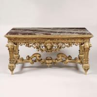 Exceptional Giltwood Table de Milieu in the Louis XIV Style