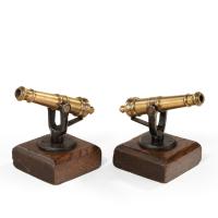 A pair of 19th century ½inch bore signal guns