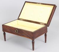 Nineteenth century Continental mahogany box