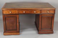 George IV period mahogany partners’ desk