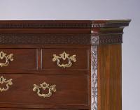 Fine and handsome George III period mahogany chest-on-chest
