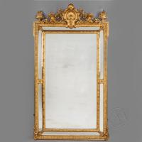 A Fine Louis XVI Style Marginal Frame Mirror.  French, Circa 1890.