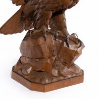 ‘Black Forest’ walnut eagle