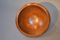 A large Georgian sycamore dairy bowl