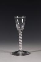 Wineglass, moulded flutes