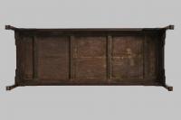A huanghuali corner leg painting table, late Ming – early Qing dynasty, 17th century - under