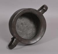 S/4045 Antique Pewter Chamber Pot of the Georgian Period