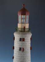 Rare Antique Mahogany cased Cork Model of a Lighthouse