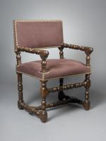 A Pair of Louis XIII Fauteuils, France, first half 17th century